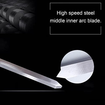 Wood Lathe Chisel, Woodturning Bowl Gouge, HSS High Speed Steel Spindle Gouge, Wood Lathe Turning Tool for Carpenter, Turning Tools - WoodArtSupply