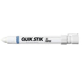 Markal 61051 Quik Stik Twist Long-Lasting Solid Paint Marker, White (Pack of 12) Markal