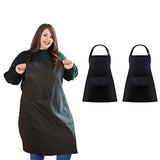 Urby Aprons for Women with Pockets Plus Size Apron XL XXL or Waist W40+, Extra Large and Long also Fits Big and Tall Men,Heavy Duty Durable Reusable Urby