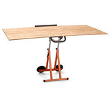 BORA Next Gen Panel Carrier, Panel Dolly and Table Saw Feed Stand That Adjusts from 28” to 38” H, PM-1850 Bora