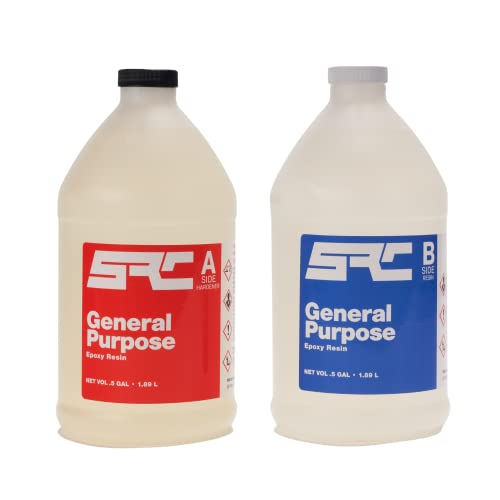 Specialty Resin & Chemical General Purpose Clear Epoxy Resin 1 Gal | Clear 2-Part Epoxy Resin Kit for Tabletops, Countertops, Encapsulation, & More | - WoodArtSupply