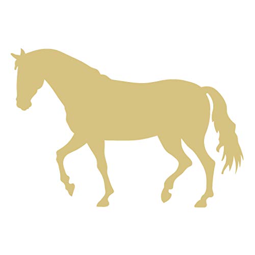 Horse Cutout Unfinished Wood Door Hanger Home Decor Country Decor Wall Hanging Farm Decor MDF Shaped Canvas Style 4 (6") Diverse Woodworking