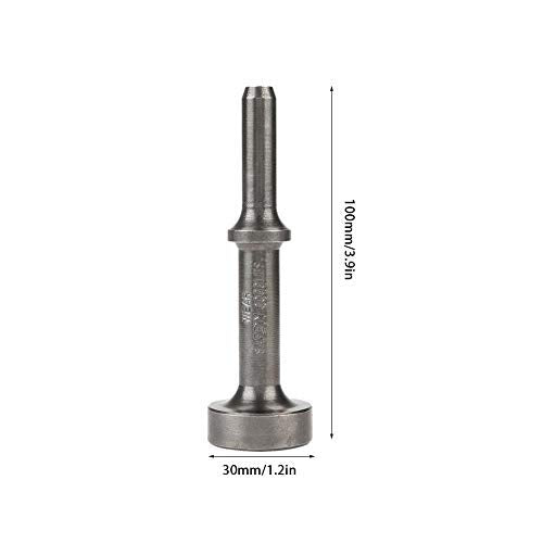 Air Hammer Bit Chrome Molybdenum Steel Smoothing Pneumatic Drifts Hammer Bit Extended Length Impact Tool(100mm)