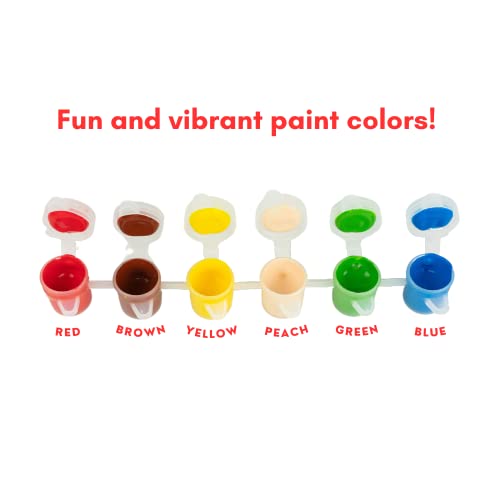 Innovative Designs Super Mario Canvas Paint Set for Kids with 3 Canvases, Acrylic Paint Innovative Designs