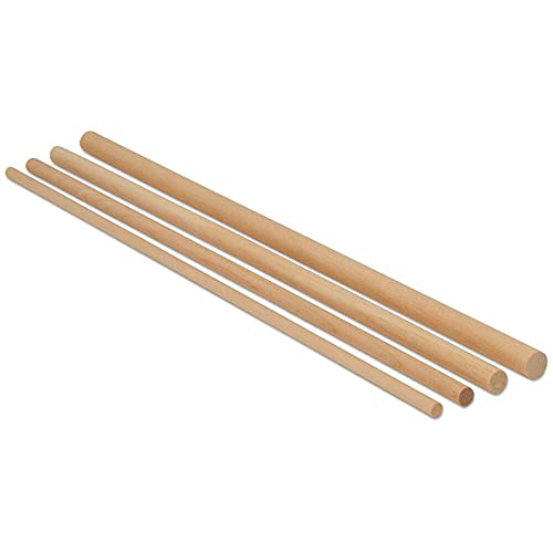 Wooden Dowel Asssortment 40 Dowel Rods 12 inches Long by Woodpeckers Woodpeckers