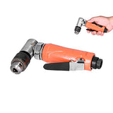 Right Angle Air Drill Alloy Steel Power Air Angular Drilling Machine 1500rpm Pneumatic Drill Elbow Head Manual Tool (American style) LiebeWH