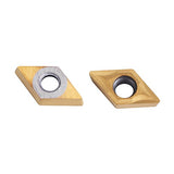 CNC Carbide Tips, Carbide Inserts, 10pcs Inserts Blade Cutter Lathe Turning Tool With Box for Steel Stainless Steel Finishing Semi-finishing and Yosoo