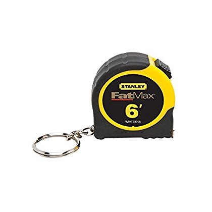 Stanley Fat Max Fmht33706 1/2" X 6' Fatmax® Keychain Tape Measure, 12 Pack