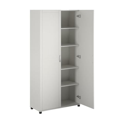 SystemBuild Callahan 36" Utility Storage Cabinet in White