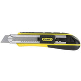 Stanley 10-481 FatMax Snap-Off Knife, 18mm,Silver/Yellow/Black Stanley