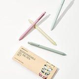 Kaco Eco Friendly Pens 4 Pieces Cute Colorful Gel Ink Pens with Black Ink Retractable Colored Pen Set Office School Supplies Statonary Kaco