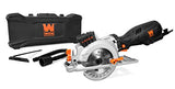 WEN 3625 5-Amp 4-1/2-Inch Beveling Compact Circular Saw with Laser and Carrying Case WEN