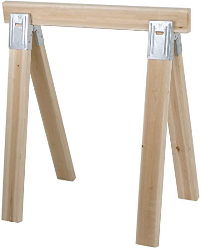 2-Piece Heavy Duty Sawhorse Brackets with 400Lb / 180Kg Capacity (One Pair), TARP-TL-02 - WoodArtSupply