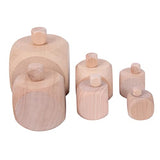 HEALEEP Blank Dice Toy 12pcs Block Toys Crafts for Classroom Creative Wood Foam Wood Blank Toy Blank Wooden Wood Blocks Wooden playset Natural Wood HEALEEP