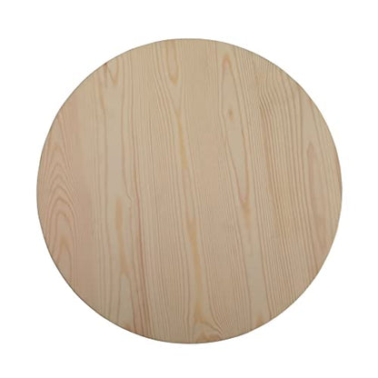 18”; Unfinished Wooden Circle Plaque by Make Market®