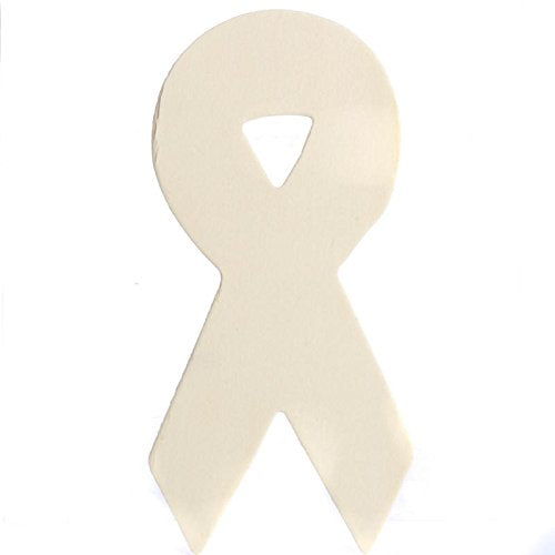 Factory Direct Craft Package of 12-Unfinished Wood Awareness Ribbon Cutouts Factory Direct Craft