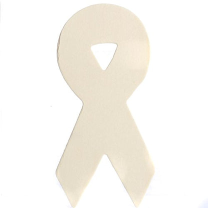 Factory Direct Craft Package of 12-Unfinished Wood Awareness Ribbon Cutouts