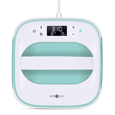 HTVRONT Heat Press Machine for T-Shirts, Portable Heat Press 10"X10", Iron Press for Sublimation and HTV Vinyl Shirt Press Machine for Hat, Bags, HTVRONT