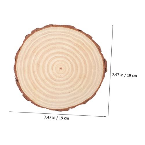 BESPORTBLE Painting Blank Board Unfinished Wood Slices Round Wooden Discs Round Wood Slabs Unfinished Wood Shapes Blank Wood Slice Wood Rounds Wooden BESPORTBLE
