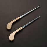 RANSHOU Japanese Keyhole Hand Saw Long 7-7/8" Made in JAPAN, Kataba Single-Edge Pull Saw for Wood, Plywood, Drywall, Sheetrock, Gypsum Board, RANSHOU