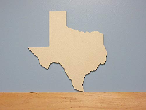 Big Texas State Cutout - 3 Pack - 1/4'' MDF - WoodArtSupply