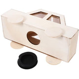 MAGICLULU Unfinished Coin Bank Unfinished Piggy Bank Coin Storage Cases Blank Piggy Bank Paint Your Own Piggy Bank Change Container Versatile Coin MAGICLULU