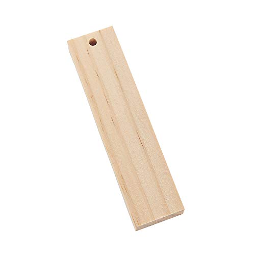 DIY WOOD RECTANGLE BLOCK ORNAMENTS - Craft Kits - 12 Pieces - WoodArtSupply