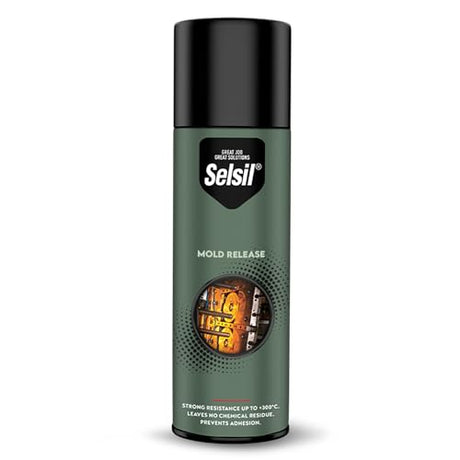 SELSIL Silicone Mold Release Aerosol Spray (13.5 fl oz) Professional Resin Mold Releaser, Non-Stick, Fast-Drying & Easy Mold Removal, (Pack of 1) selsil