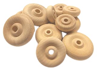 Bulk Group of 2400 Unfinished Wood Toy Wheels by Factory Direct Craft (1-1/2") Factory Direct Craft