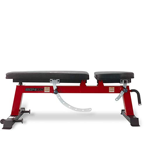 CAP Barbell Deluxe Utility Weight Bench, Red (FM-CS804DX-RD) - WoodArtSupply