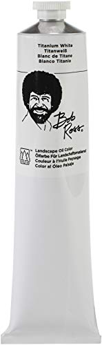 Bob Ross Oil Paint 200ml-Titanium, Titanium White, 6.76 Fl Oz (Pack of 1) - WoodArtSupply