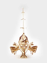 UGEARS 3D Puzzles for Adults Trimaran Merihobus - Wooden Mechanical Models Construction Craft Kits for Adults UGEARS