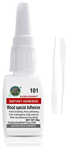 Weglau 20g Wood Glue, Wood Adhesive, Instantly Strong Adhesive for bonding Wood, Instant Super Glue for Wood, Oak, Wooden Furniture, Wooden Product, Weglau