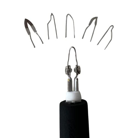 Razertip SE Kit - SE Wood Burning Machine with BPH Interchangeable tip Pen, 6 Tips, How-to Book "Pyro Studio Guide to Burning" - Pyrography kit - Razertip