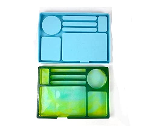 Large Resin Tray Molds, Rectangle Resin Mold Silicone for Epoxy Resin, Silicone Tray Mold for Resin Casting, Silicone Molds for Epoxy Resin Tray, Rifanda