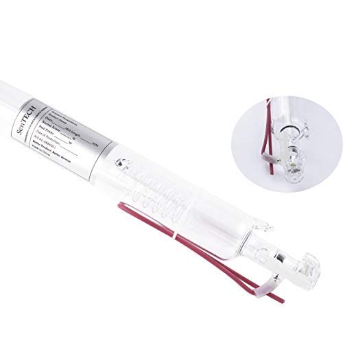 SenTECH 40W CO2 Glass Laser Tube 700mm Length Dia 50mm for Laser Engraving and Cutting Machine (Buy More Discounts) SenTECH