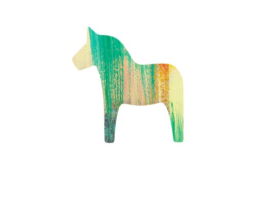 Henrik Unfinished Wood for Crafts - Wooden Dala Horse Shape - Animal - Craft - Various Size, 1/4 Inch Thichness, 1 Pcs