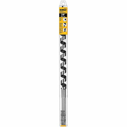 DEWALT Drill Bit, Ship Auger, 7/8 Inch x 17 Inch (DW1685) DEWALT