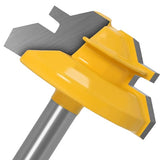 Lock Miter 45 Degree Joint Router Bits + 2Pcs Tongue and Groove Set [1/4-Inch Shank], APLUS 45° Lock Mitre Glue Joint Router Bit + Router Bit Set 3 APlus