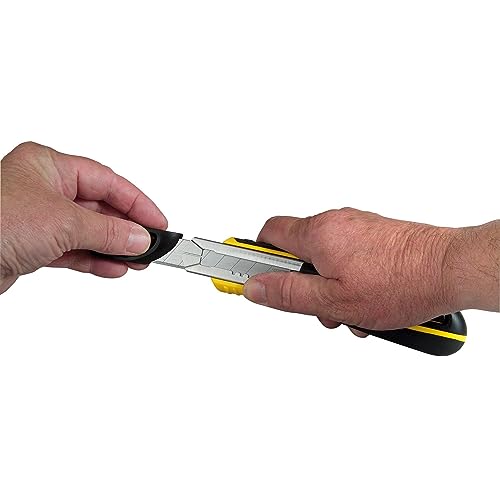 Stanley 10-481 FatMax Snap-Off Knife, 18mm,Silver/Yellow/Black Stanley