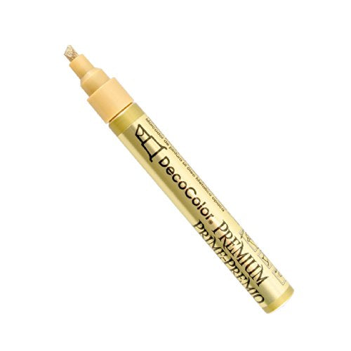 DecoColor Premium Chisel Paint Marker, Gold - WoodArtSupply