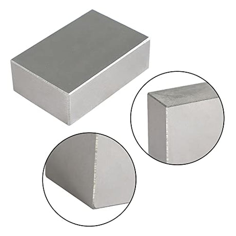 findmall 1 x 2 x 3 Inch Blocks Matched Pair No Holes Hardened Steel Accuracy Ground Machinist 123 Blocks Set Up Blocks Fit for Accuracy Grinding findmall