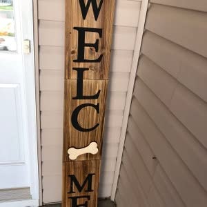 Unfinished Wood Dog Bone Shape - Animal - Pet - Craft - up to 24" DIY 5" / 1/2" 24 Hour Crafts