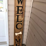 Unfinished Wood Dog Bone Shape - Animal - Pet - Craft - up to 24" DIY 5" / 1/2" 24 Hour Crafts