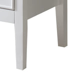 Kings Brand Furniture - Versailles Curio Display Storage Accent Cabinet with Glass Shelves (White) Kings Brand Furniture