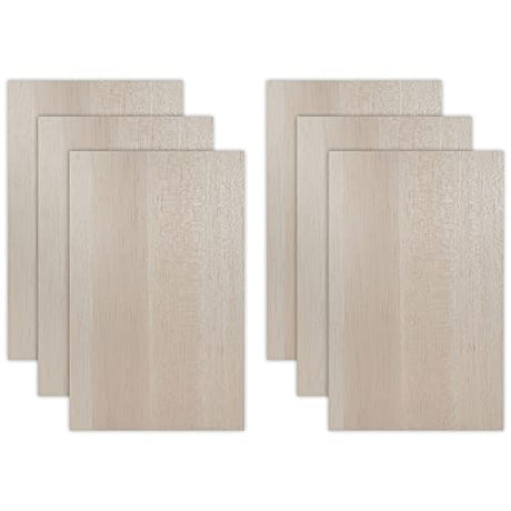 Balsa Wood 12x19 inches Sheets, 1/16th, 1/8th, 1/4th and 1/3rd thicknesses Available, Glowforge Ready, Natural Unfinished Wood for Crafts Craft Closet