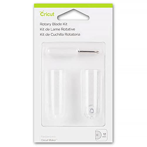 Cricut Rotary Blade Replacement Kit, Includes a Hard Cutting Blade with Protective Cap, Washer, Nut & Screwdriver, Cuts Delicate Papers & Unbacked Cricut