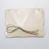 JANOU 3pcs Unfinished Wood Sign Blank Hanging Wooden Plaque DIY Craft Project Wood Sign with Rope Door Wall Art Decorative, Style 3, 9x6.5'' JANOU