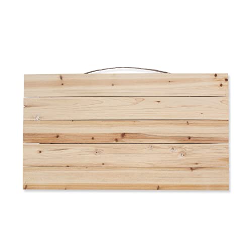 26”; Wood Pallet Rectangle Plaque by Make Market® - WoodArtSupply