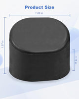 N074647 Table Saw Stand Foot Rubber Pad Replacement Fit for Dewalt DWX723 DWX724 DWX725 Series Miter Saw Stand Black Extended Lifespan Rubber LANDSIN